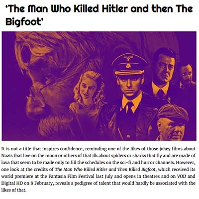 The Man Who Killed Hitler and Then the Bigfoot